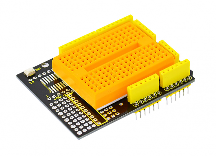 Ks Keyestudio Protoshield For Arduino With Mini Breadboard