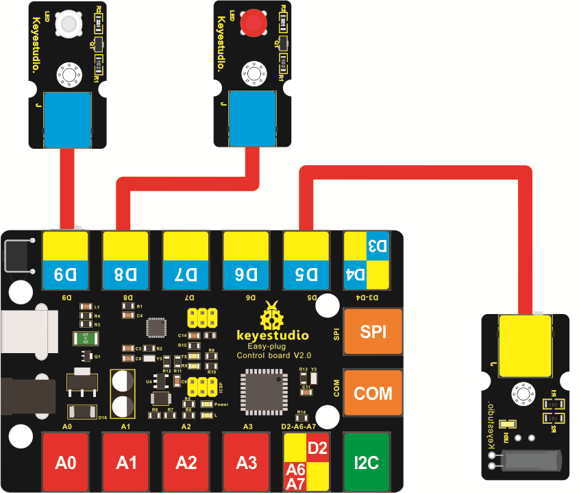 Ks0115 keyestudio EASY plug Digital Tilt Sensor Module Keyestudio Wiki