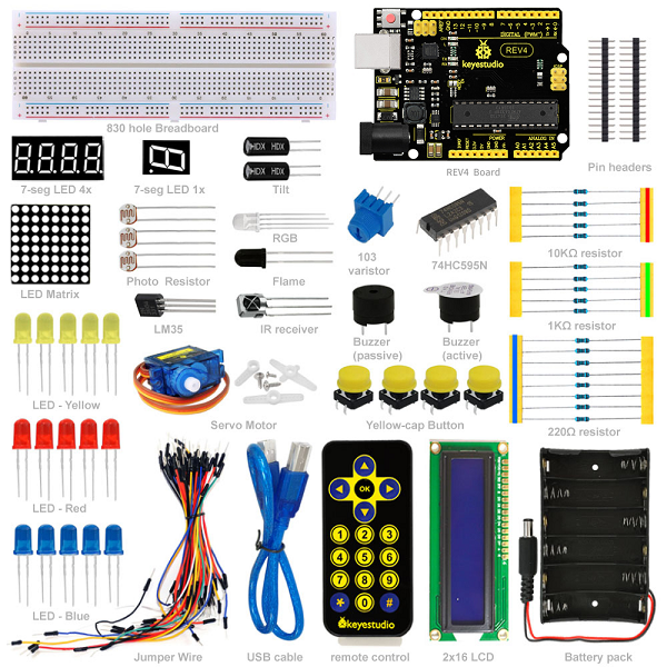keyestudio Basic Starter Kit for Arduino