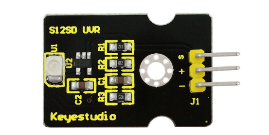 thumbnail image 2 of GUVA-S12SD UV Light Sensor For Arduino – Easy Analog Output UV-A/UV-B Detection 2 of 4