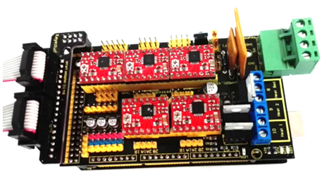 3D Drucker Kit DIY RAMPS 1.4+Mega2560+A4988+12864 LCD Controller Für Arduino B 