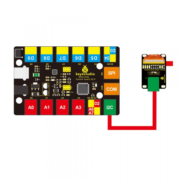 Ks0136 keyestudio EASY plug OLED Module Keyestudio Wiki