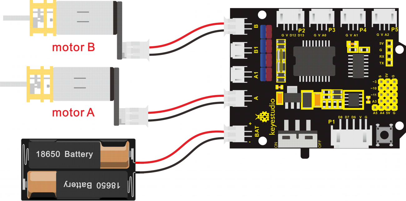 KS0435 Keyestudio Motor Drive Shield V2 Keyestudio Wiki