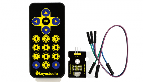 Pastor Realista Introducir Ks0088 New Infrared IR Wireless Remote Control Module Kits for Arduino -  Keyestudio Wiki